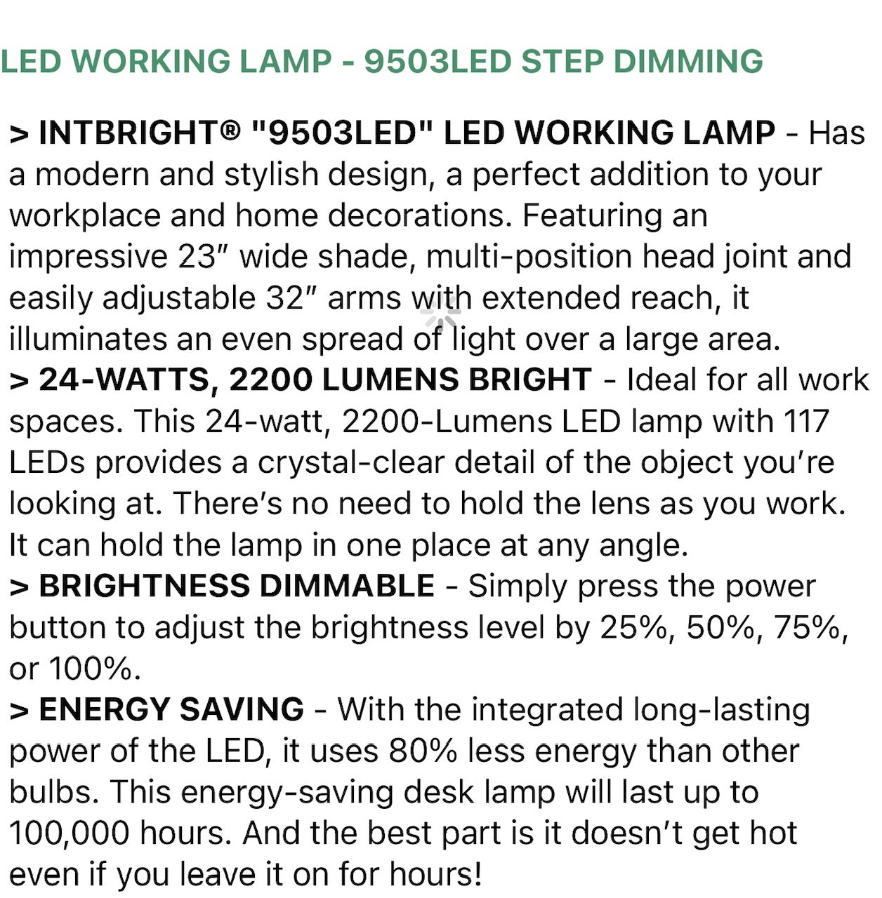 LED Nail Tech Light