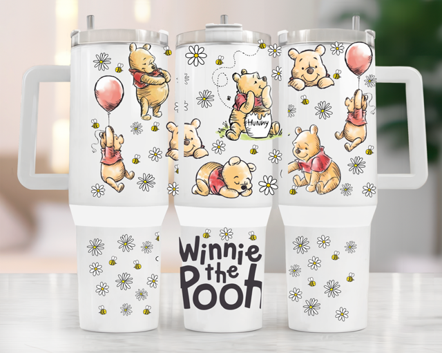 Pooh 40 oz Tumbler