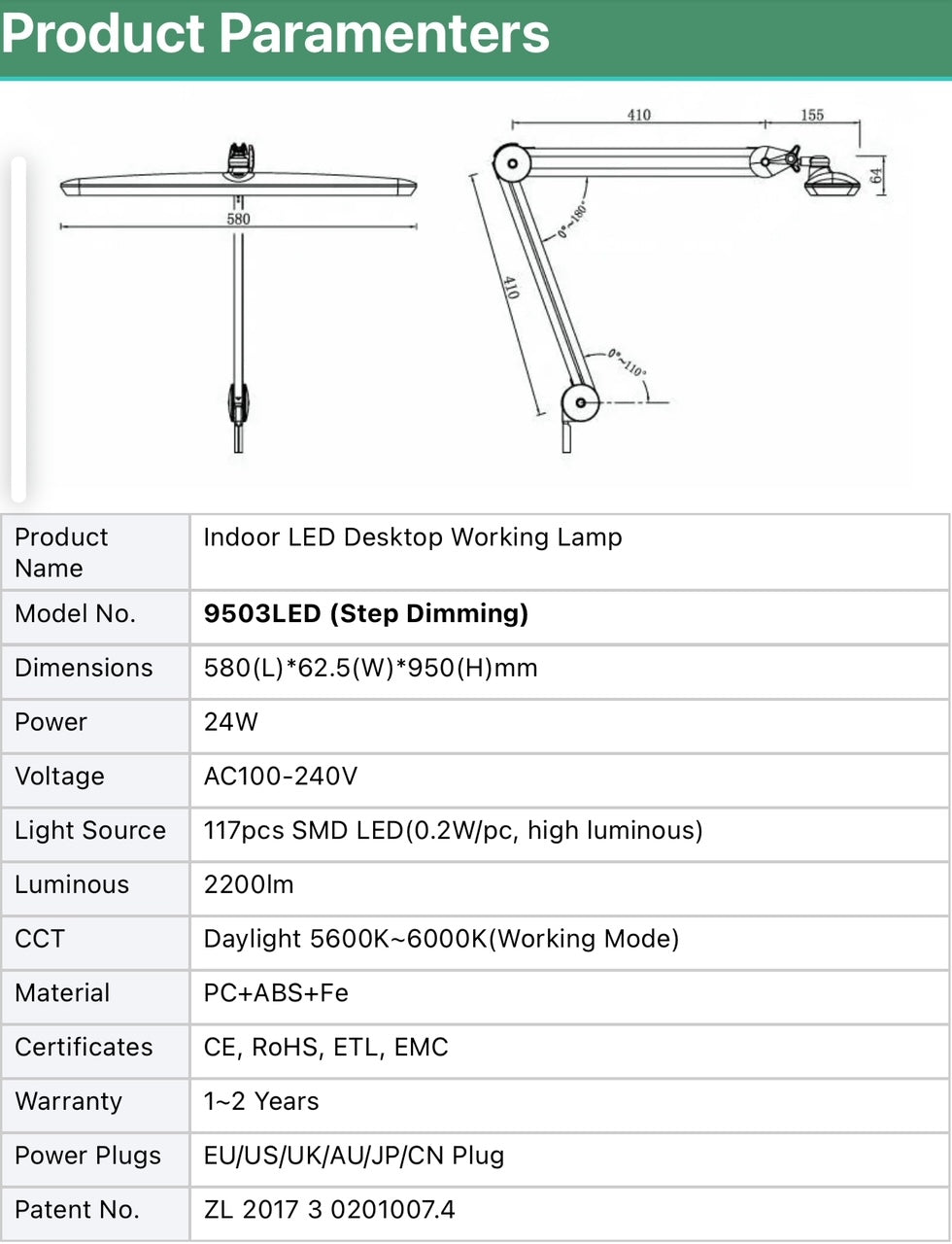 LED Nail Tech Light