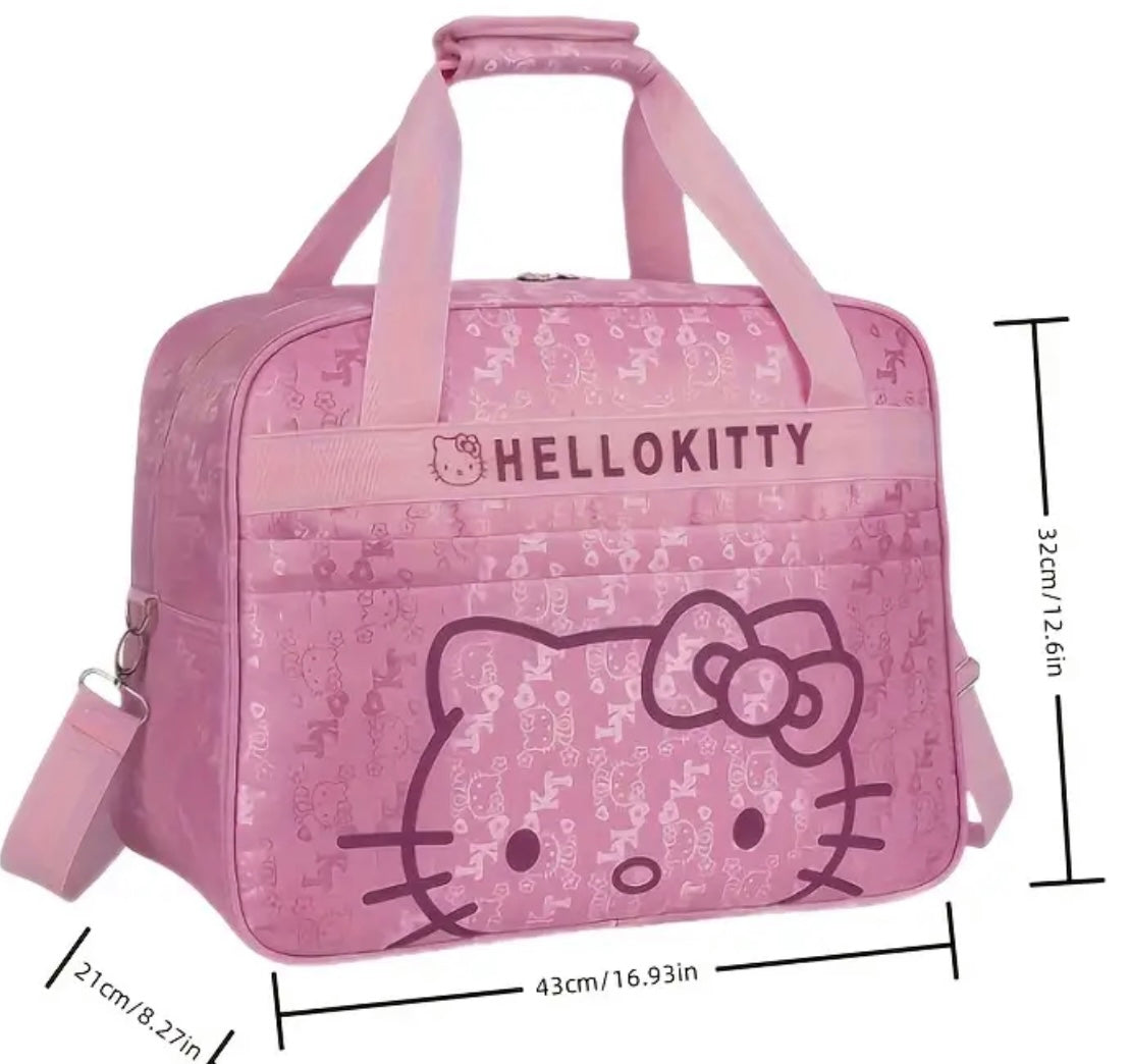 Pink Kitty Tote Bags